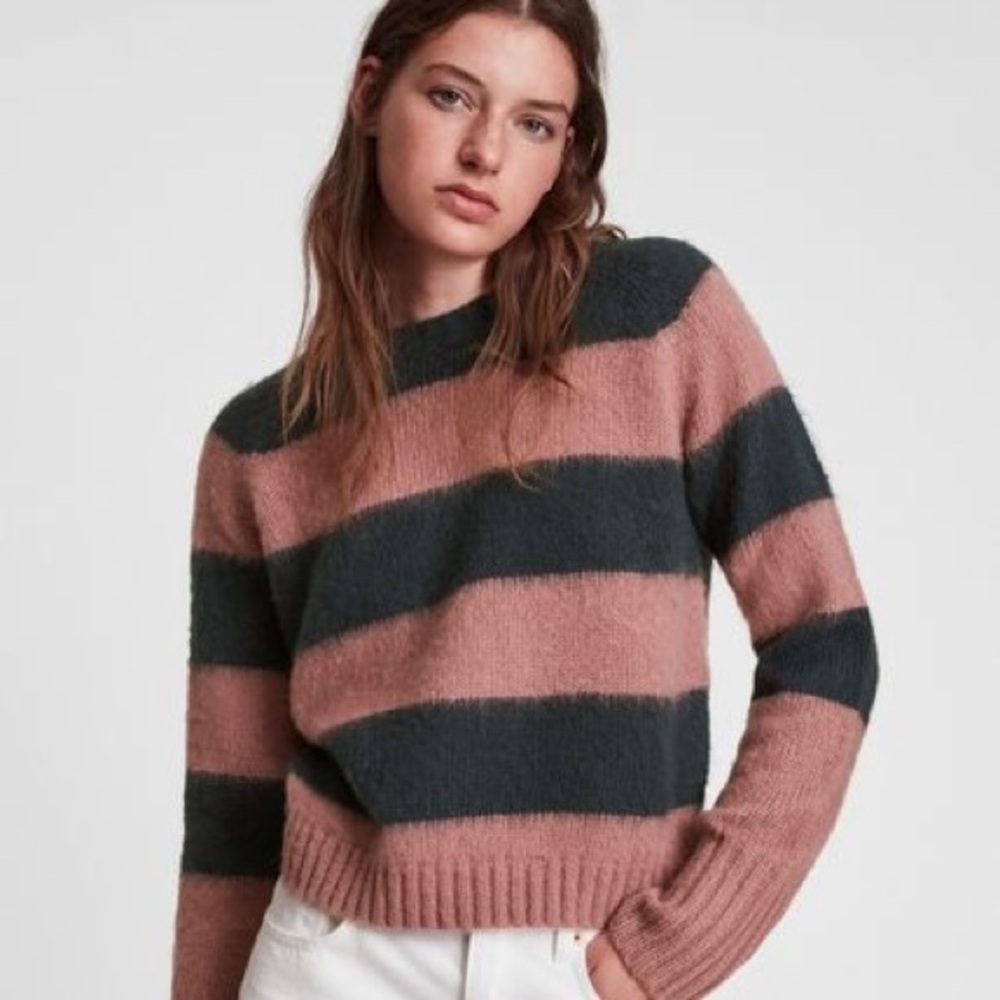 All Saints Darla Stripe Sweater #H